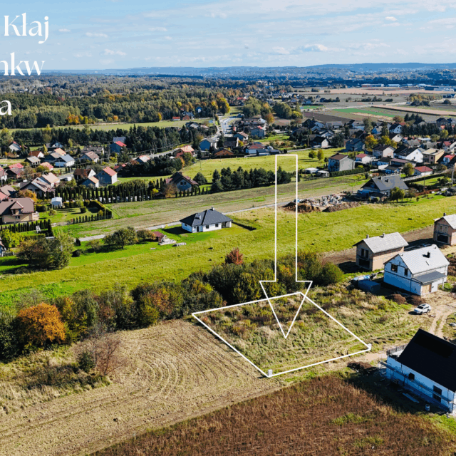 Szarów, gm, Kłaj działka 755mkw uzbrojona