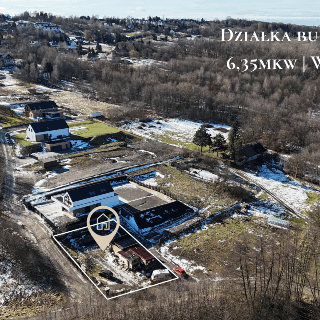 Działka budowlana 6,35mkw Wieliczka (1)